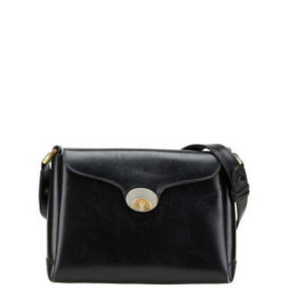 Gucci Shoulder Bag Black Leather - Picture 1 of 8